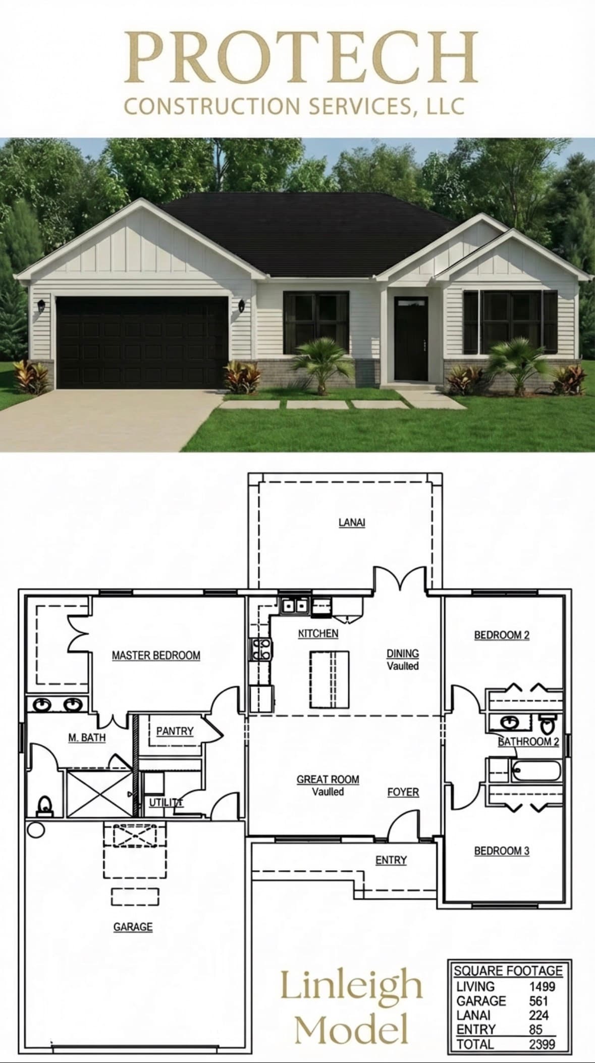 The Linleigh floor plan